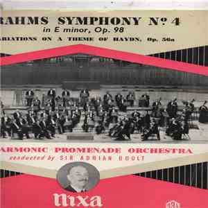 Johannes Brahms, Sir Adrian Boult - Symphony No. 4 in E Minor, Op. 98/Varia ...