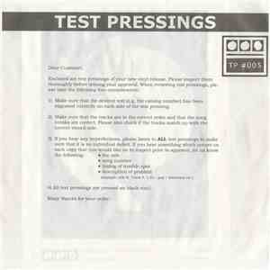 Demdike Stare - Testpressing #005