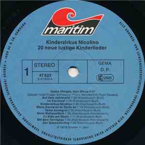 Der Kinderchor Käthe Kieckbusch - Kinderzirkus Nicolino (20 Neue Lustige Ki ...