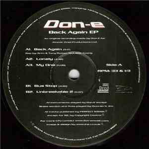 Don-e - Back Again EP