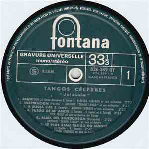 Various - Tangos Célèbres Jalousie