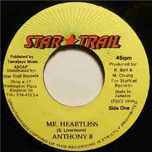 Anthony 'B' - Mr Heartless