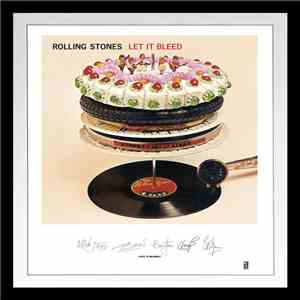 The Rolling Stones - Rolling Stones: Let It Bleed Lithograph & Clear Vinyl  ...
