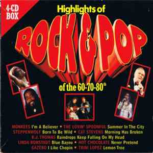 Various - Highlights Of Rock & Pop Of The 60-70-80th
