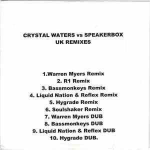 Crystal Waters vs Speakerbox - Dancefloor (UK Remixes)