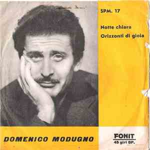 Domenico Modugno - Notte Chiara / Orizzonti Di Gioia