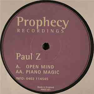 Paul Z - Open Mind / Piano Magic