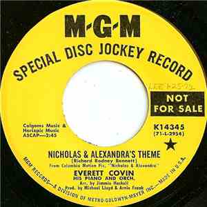 Everett Covin His Piano And Orchestra - Nicholas & Alexandra's Theme / Some ...
