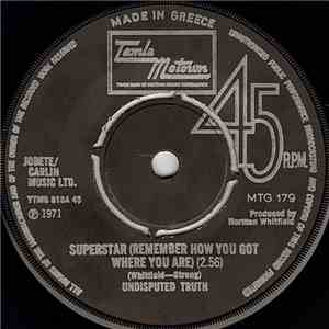 Undisputed Truth  - Superstar / Ain't No Sun Since You've Been Gone