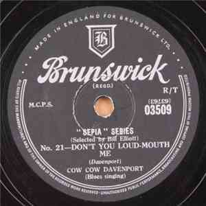 Cow Cow Davenport - Don't You Loudmouth Me / That'll Get It