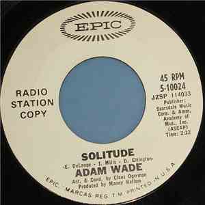 Adam Wade  - Solitude