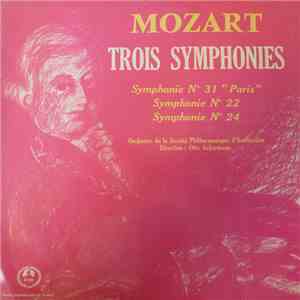 Mozart - Orchestre De La Société Philharmonique D'Amsterdam, Otto Ackermann ...