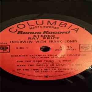 Ray Price - Interview with Frank Jones