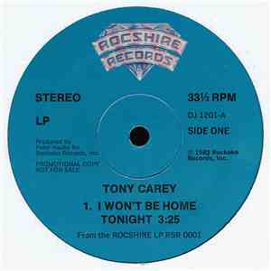 Tony Carey - I Won't Be Home Tonight