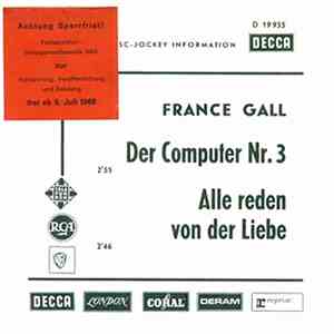 France Gall - Computer Nr. 3