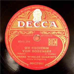 Franz Winkler Quartett - Am Blauen Bodensee / Die Fischerin Vom Bodensee