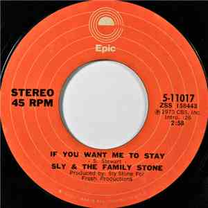 Sly & The Family Stone - If You Want Me To Stay / Babies Makin' Babies