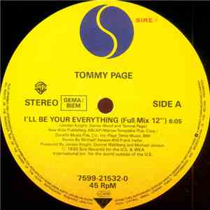Tommy Page - I'll Be Your Everything (The Mixes)