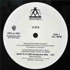 UNV - What's It Like (Soulpower Mix)