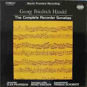 Georg Friedrich Händel - The Complete Recorder Sonatas