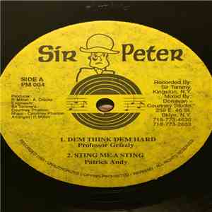 Professor Grizzly, Patrick Andy, Lady Fabulous - Dem Think Dem Hard / Sting ...