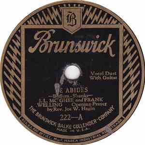 J. L. McGhee And Frank Welling - He Abides