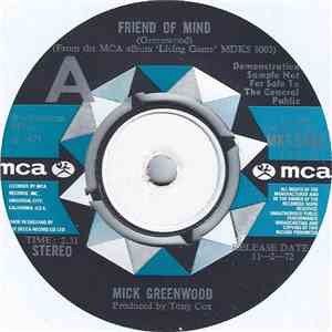 Mick Greenwood  - Friend Of Mind
