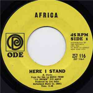 Africa  - Here I Stand / Widow
