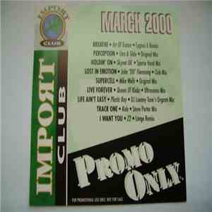 Various - Promo Only Import Club: March 2000