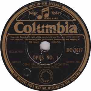 Gene Krupa And His Orchestra - Boogie Blues / Opus No. 1