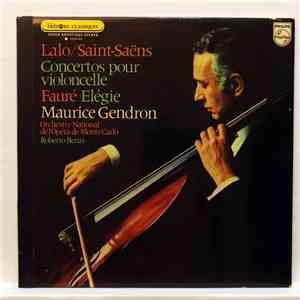 Lalo / Saint-Saëns / Fauré - Maurice Gendron, Orchestre National De L'Opéra ...