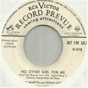 Tony Martin , Dinah Shore - No Other Girl For Me / If Someone Had Told Me