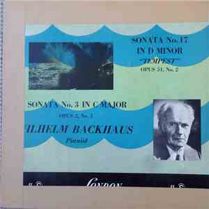 Wilhelm Backhaus - Sonata No.17 - Sonata No.3