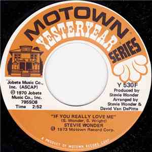Stevie Wonder - If You Really Love Me / We Can Work It Out