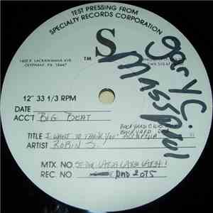 Robin S - I Want To Thank You