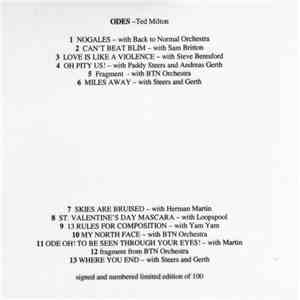 Ted Milton - Odes
