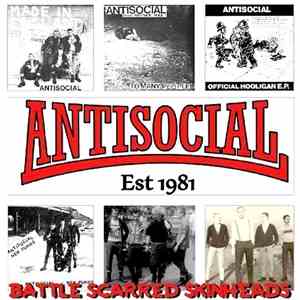 Antisocial  - Battle Scarred Skinheads
