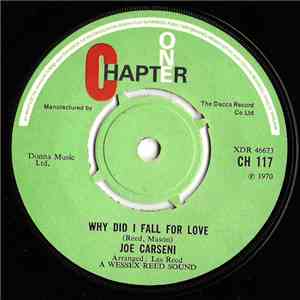 Joe Carseni - Why Did I Fall For Love / Lisa My Love