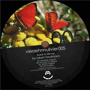 Robert Feedmann - Back To Life