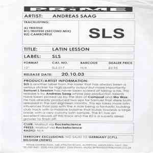 Andreas Saag - Latin Lesson