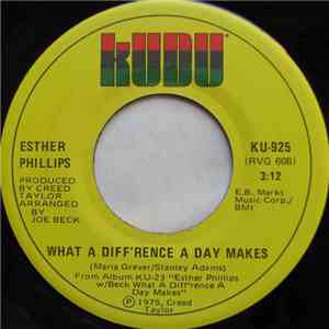 Esther Phillips - What A Diff'rence A Day Makes / Turn Around, Look At Me