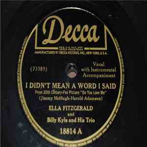 Ella Fitzgerald - I Didn't Mean A Word I Said / I'm Just A Lucky So-And-So