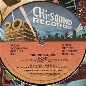 The Impressions - Sorry / This Can't Be Real