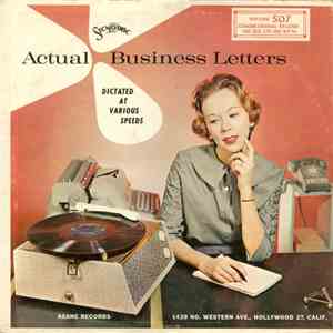 Unknown Artist - Stenodisc - Actual Business Letters