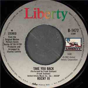 Frank Stallone - Take You Back
