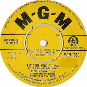 Every Mothers' Son - Put Your Mind At Ease