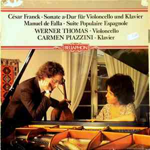 César Franck  /  Manuel De Falla  -  Werner Thomas , Carmen Piazzini - Sona ...