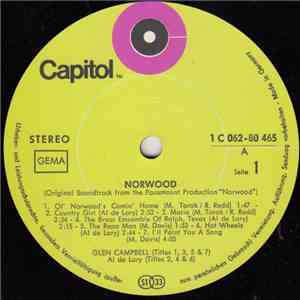 Al De Lory, Glen Campbell - Norwood - Original Motion Picture Soundtrack