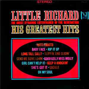 Little Richard - The Most Dynamic Entertainer Of The Generation : His Great ...