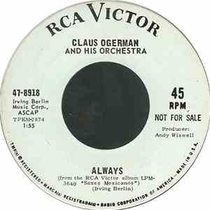 Claus Ogerman And His Orchestra - Always
